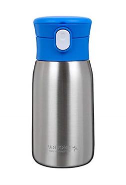 Vacuum Insulated Stainless Steel Straw Water Bottle with Han