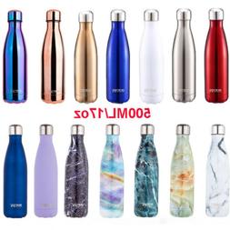 Vacuum Insulated Water Bottle Hot Cold 17 Oz Double Wall Sta