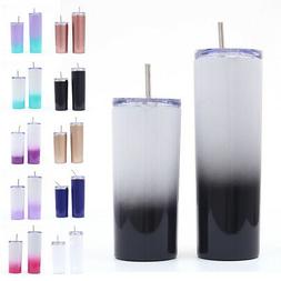 Vacuum Insulated Water Bottle Tumbler Cup Stainless Steel Wi