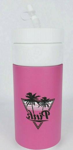 Victoria's Secret Pink Good Vibes Beach Retro Water Bottle C