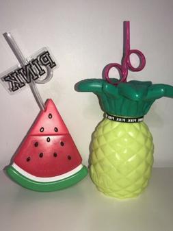 Victorias Secret PINK Pineapple & Watermelon Cup Water Bottl