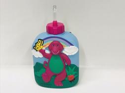 Vintage Barney Dinosaur Water Bottle Canteen NWT