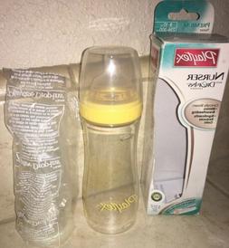 Vintage Premium Playtex Drop Ins 8oz Bottle YELLOW Slow Flow