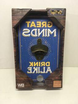 Vintage Wall Mount Wood Bottle Openers Plaque Bottle Cap Cat
