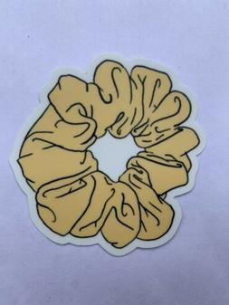 FREE BONUS STICKER VSCO Yellow Scrunchie Sticker Laptop Wate