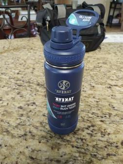 Takeya Water Bottle Actives Blue 18 oz. Insulated Stainless 