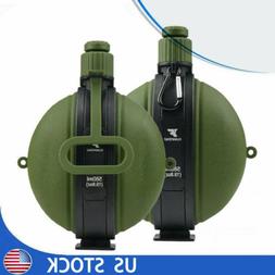 Water Bottle Collapsible Compass Silicone Army Water Bottle 