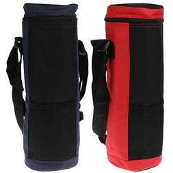 Water Bottle Cooler Tote Bag Insulated Holder Carrier Cover 