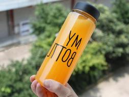 Water Bottle For Drink Gym Shakes Sports Outdoor Fashion Per