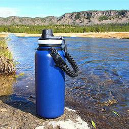 Water Bottle Handle Strap-Cup Holder Fits Wide Mouth Paracor