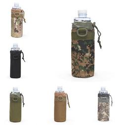 Water Bottle Holder Carrier Pouch Hiking Camping Oxford Bag 