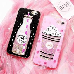 Water Bottle Phone Case QuickSand Phone Cover Silicon Case f
