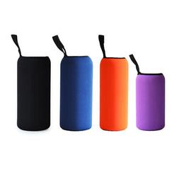 Water Bottle Sleeve Cover Neoprene Insulated Bag Case Pouch 