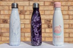 Water Bottle Stainless steel Travel 17 oz MARBLE Hot & Cold 