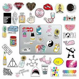 Water Bottle Stickers Laptop Vinyl Sticker Big 46 Pack for T