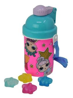 LOL Surprise Water Bottle w/ Star Shaped Reusable Ice Cubes 
