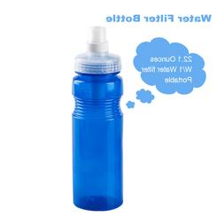 Water Cup Portable 650ML Sports Travel Water Bottle with Fil