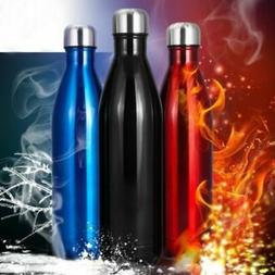 Stainless Steel Vacuum Insulated Water Bottle Thermos Hot/Co