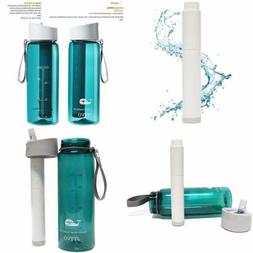 Water Filter Bottle 4 Stage Replacement Straw For Travel Hik