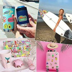 Waterproof Cute Vinyl Stickers Pack for Water Bottle Laptop 
