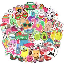 Waterproof Cute Vinyl Stickers Pack for Water Bottle Laptop 