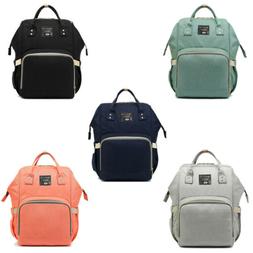 Waterproof Mummy Bag Backpack Baby Diaper Nappy Bottle Holde