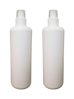 White Plastic Squeeze 16 oz Water Bottle Twist Top Push Pull