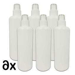 White Plastic Squeeze 16 oz Water Bottle Twist Top Push Pull