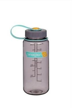 Nalgene Wide Mouth 16oz Loop Top Water Bottle Aubergine w/Au