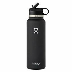 Hydro Flask Wide Mouth 2.0 Water Bottle, Straw Lid - 32 oz, 