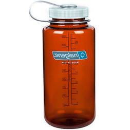 Nalgene Wide Mouth Water Bottle, 1-Quart, Rustic Orange