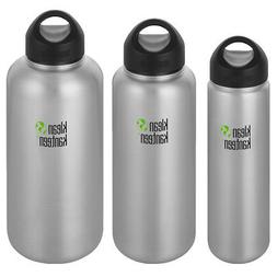 Klean Kanteen Wide Single Wall Bottle with Loop Cap - Brushe