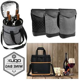 Wine Carrier Bag Insulated 2 3 4 6 Bottle Cooler Protection 