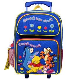 Winnie the Pooh Large Rolling Backpack with Water Bottle Boo