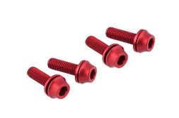 x4 New Bike M5x20mm Water Bottle Cage Bolt w/ Washer Screws 