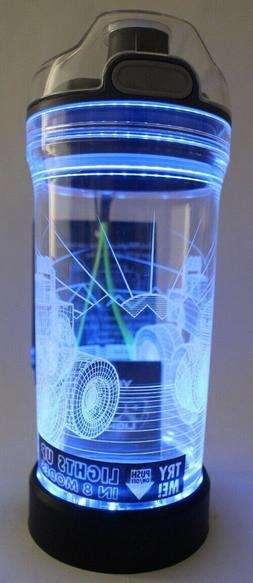 YEW Stuff Water Bottle LED Light up Design 14OZ Multi-Color 