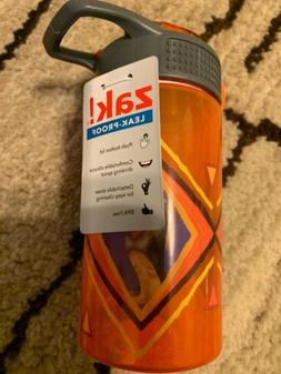 Zak Leak-Proof BPA Free Plastic Water Bottle & Straw Lion Ki